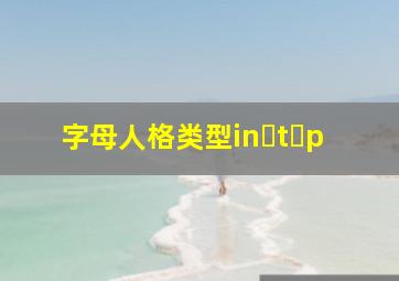 字母人格类型in t p